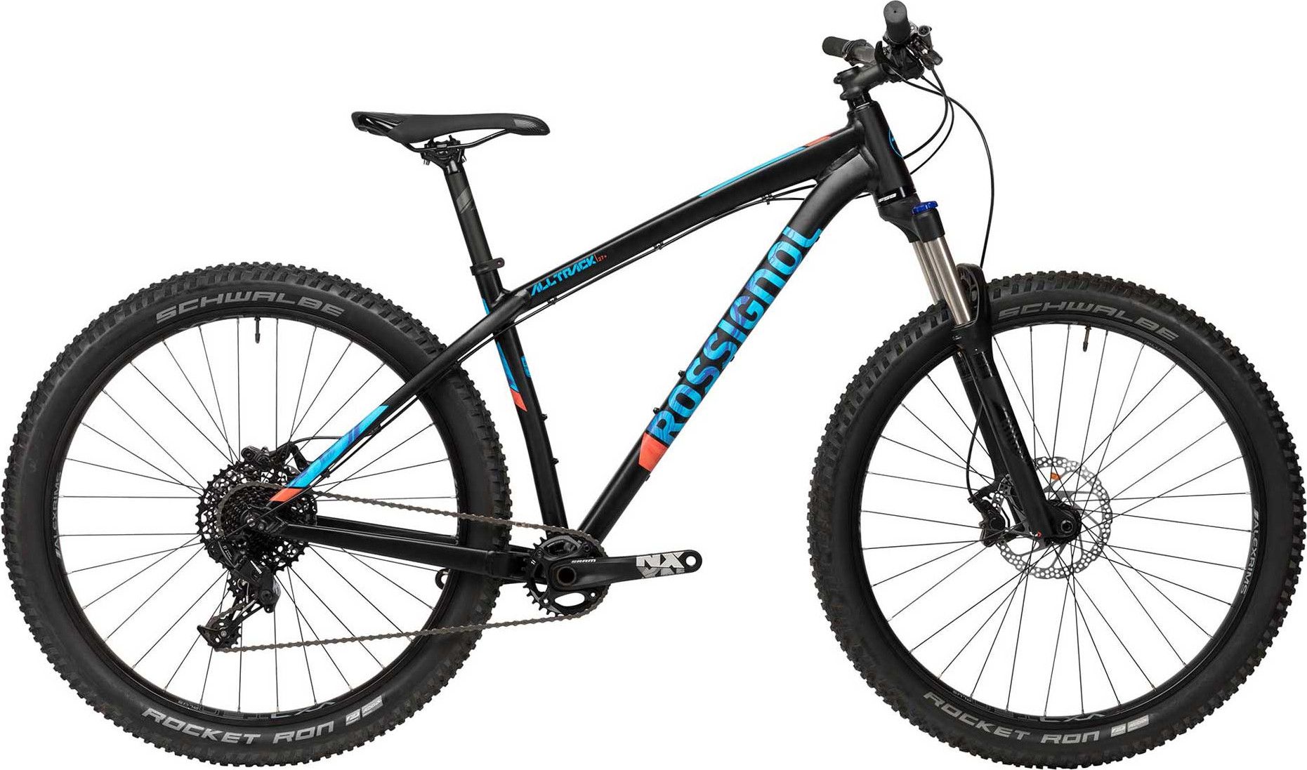 Rossignol MTB Hardtail All Track 27 Plus Sram NX 11v 27.5 Plus Black Blue 2018
