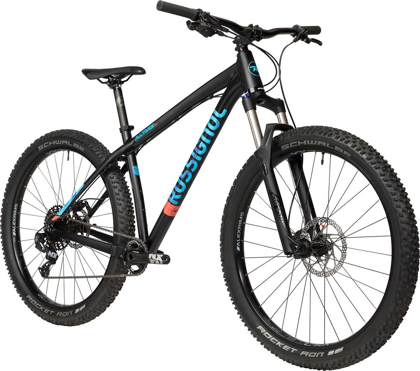 Rossignol MTB Hardtail All Track 27 Plus Sram NX 11v 27.5 Plus Black Blue 2018 Alltricks