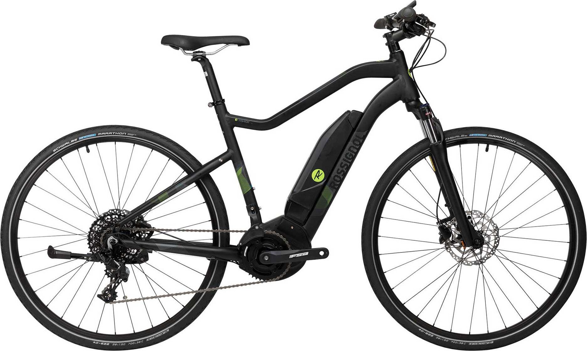 Rossignol E Touring Bike E Track 700M Sram NX 11v 700c Black Grey 2018 Alltricks