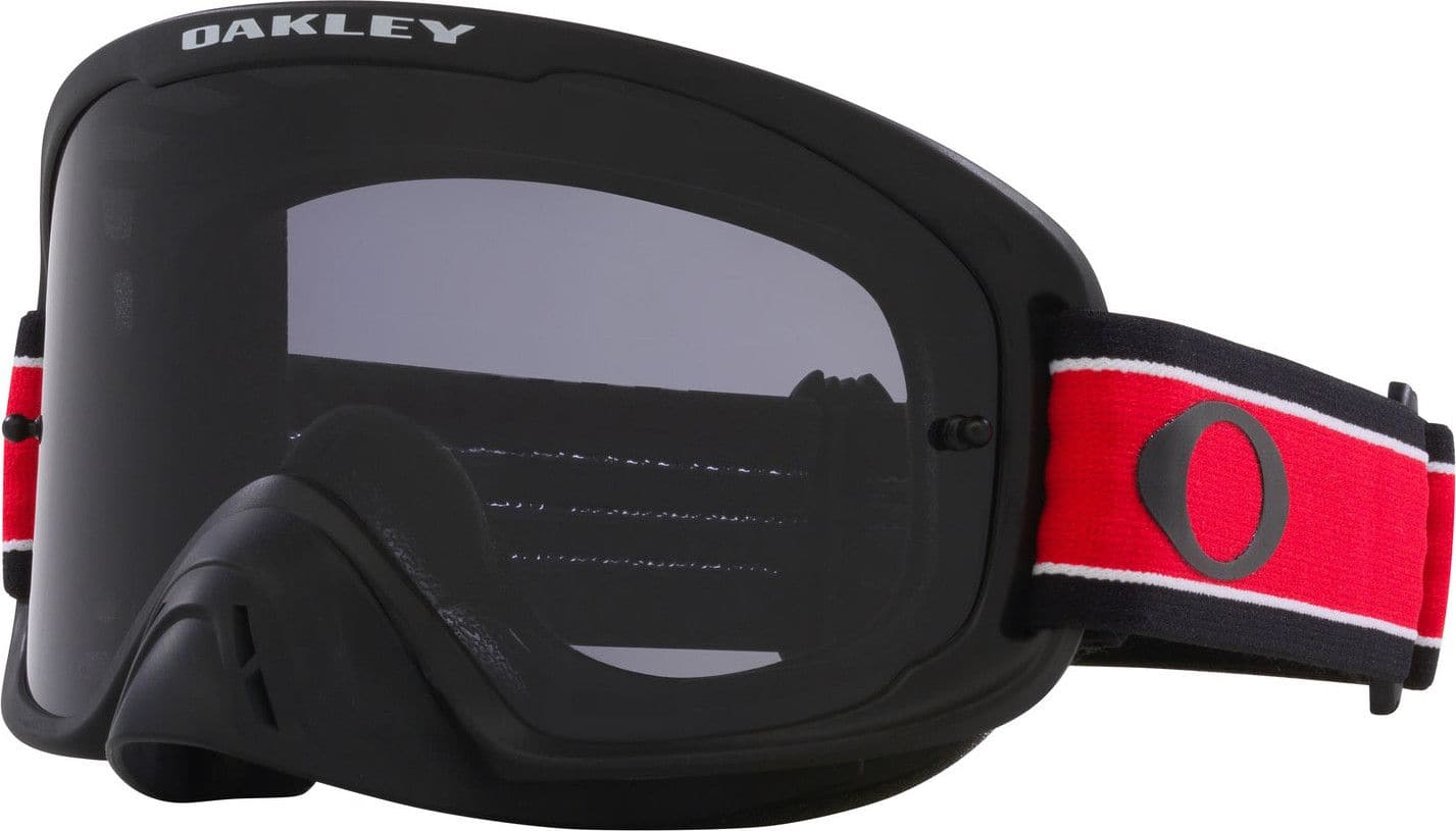 Oakley O Frame Pro 2.0 MX Goggle Red Stripe Dark Grey OO7115 54 Alltricks