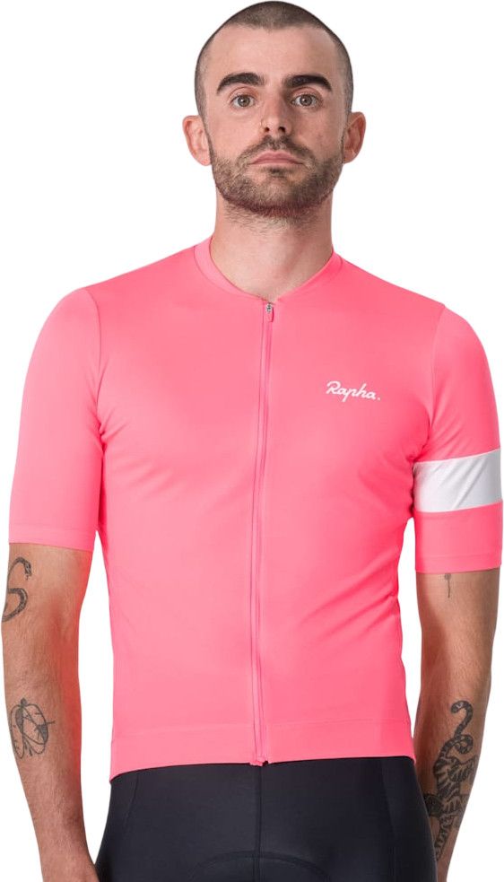 Maillot de cyclisme rouge pour hommes Rapha Core | S'portofino
