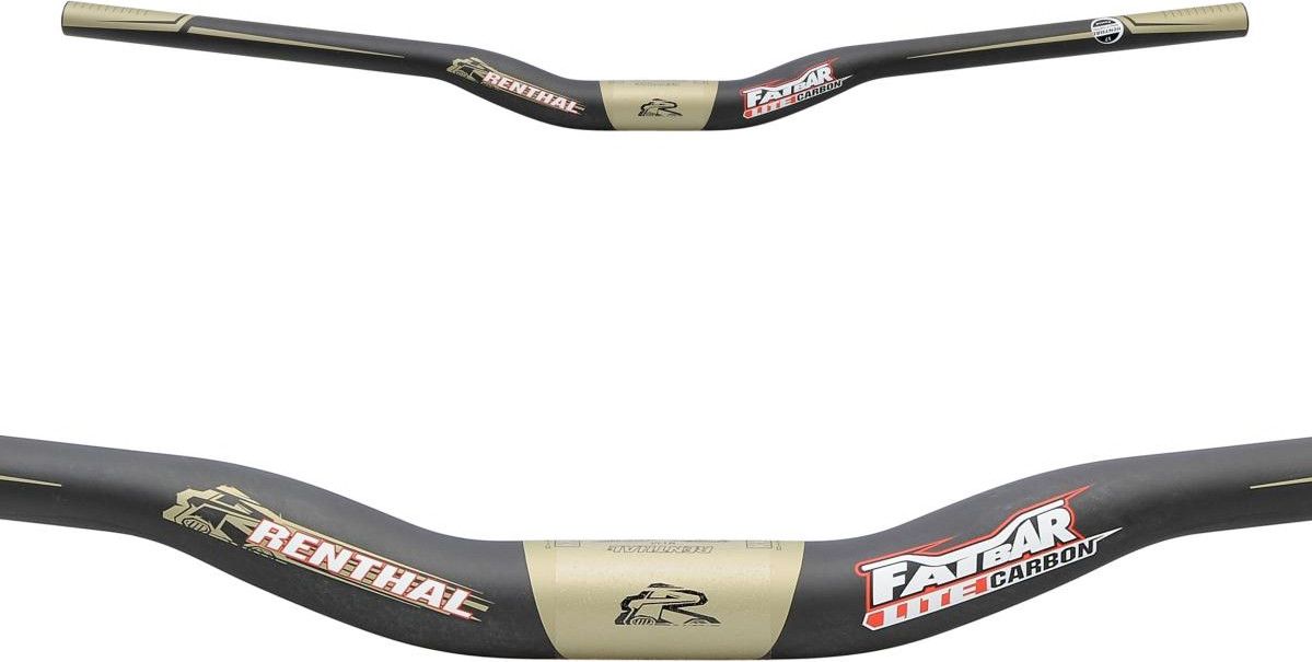 Cintre RENTHAL FATBAR LITE Carbone Rise 20mm 760mm Noir