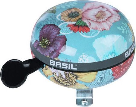 Sonnette De Vélo Basil Big Bell Bloom 80mm - Rouge écarlate - NEUVE