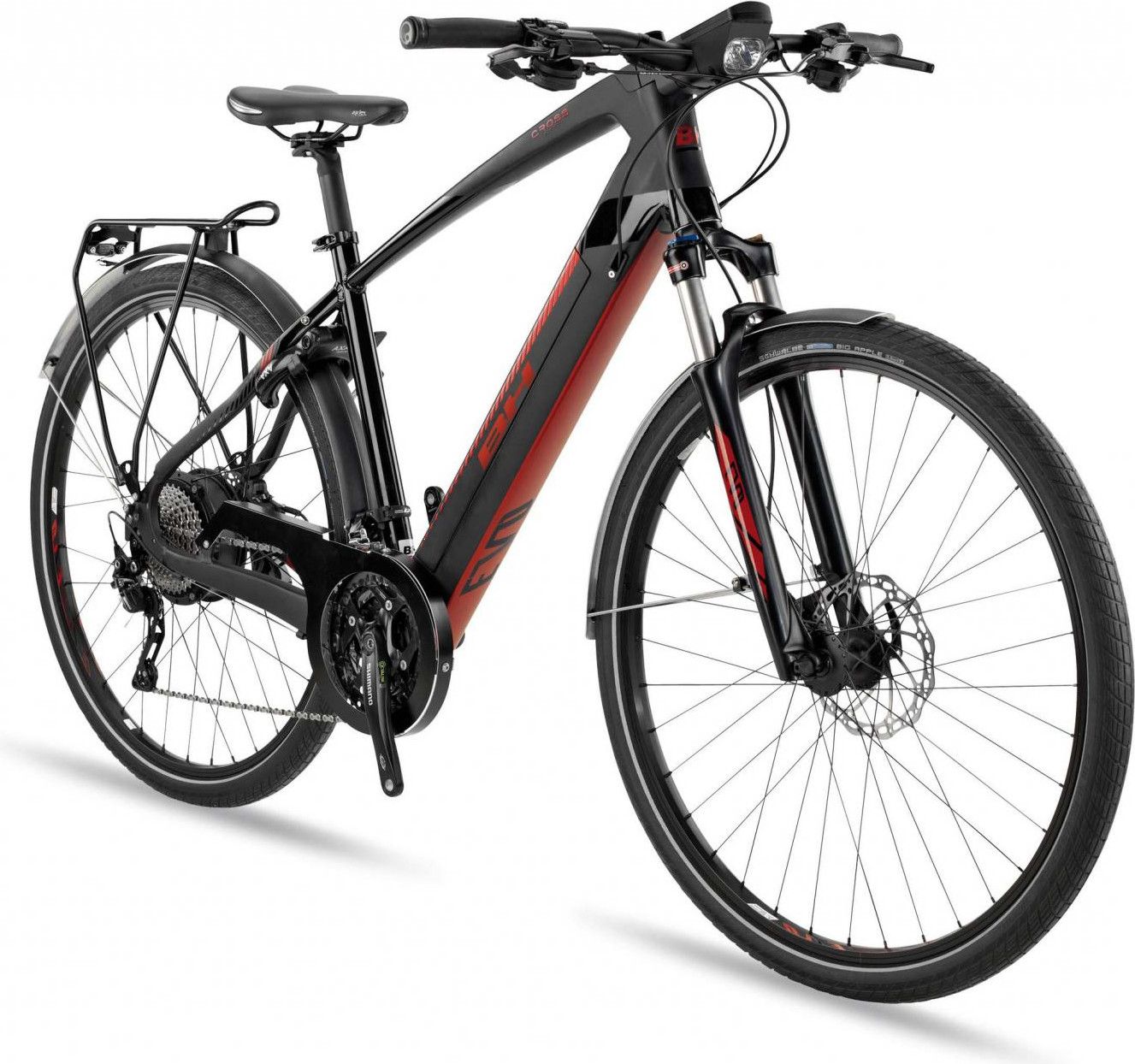 VTC Electric BH Evo Cross Pro 28 Shimano XT 10v Black Red 2019 Alltricks