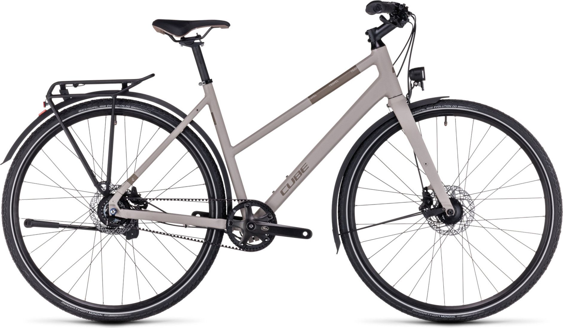 Cube Travel EXC Trapeze Touring Bike Shimano Alfine 8S Belt 700 mm