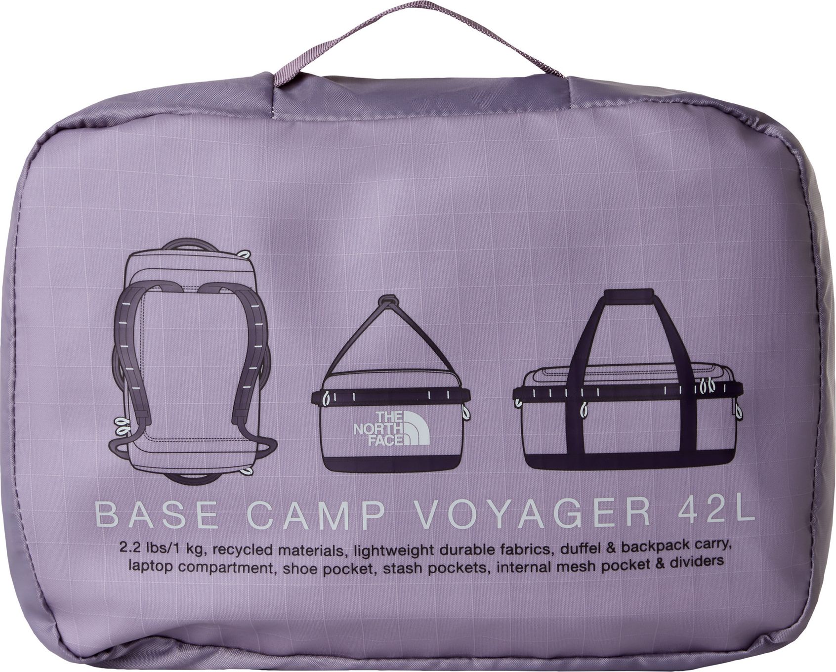 The North Face Base Camp Duffel 42L Travel Bag - Purple