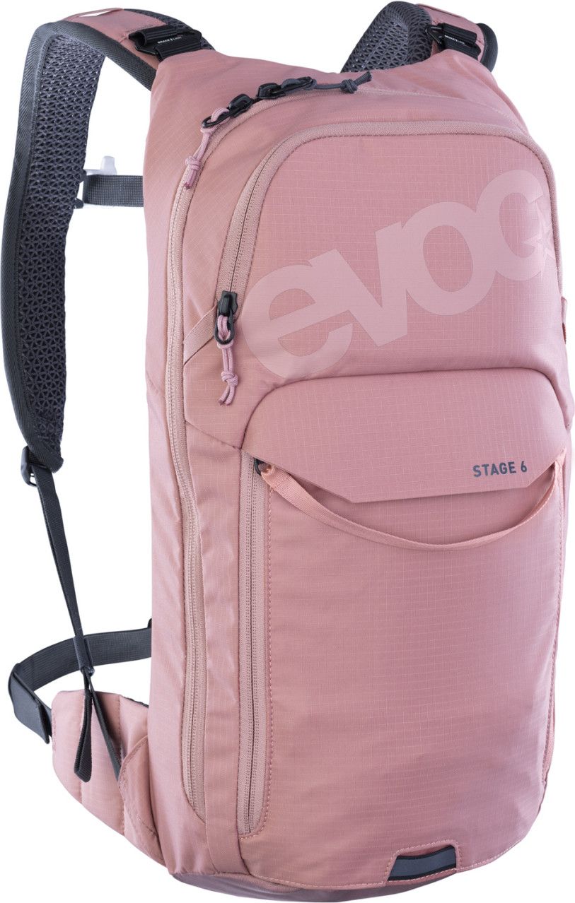 Evoc Stage 6L MTB Backpack Pink 2L Water Pocket