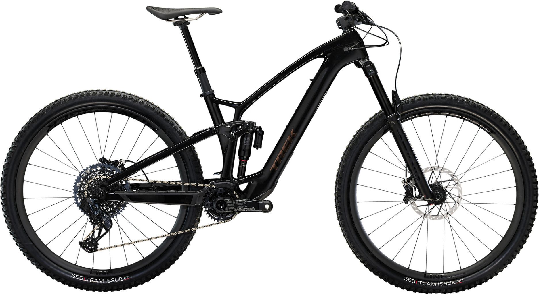 Trek Fuel EXe 9.8 Full-Suspension Electric Mountain Bike, 12V, 360