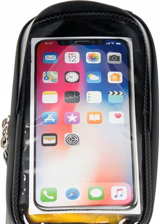 Sac De Vélo Avant 6L GOTINSN – Isotherme étanche Avec Support Téléphone, Panier Noir