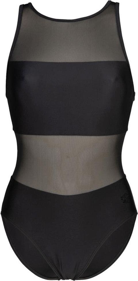 Arena Mesh Panels Swimsuit Vent Black Alltricks