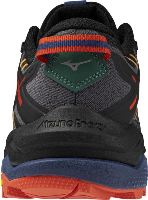 Mizuno Wave Mujin 10 Trail Shoes Black/Blue/Orange Men's