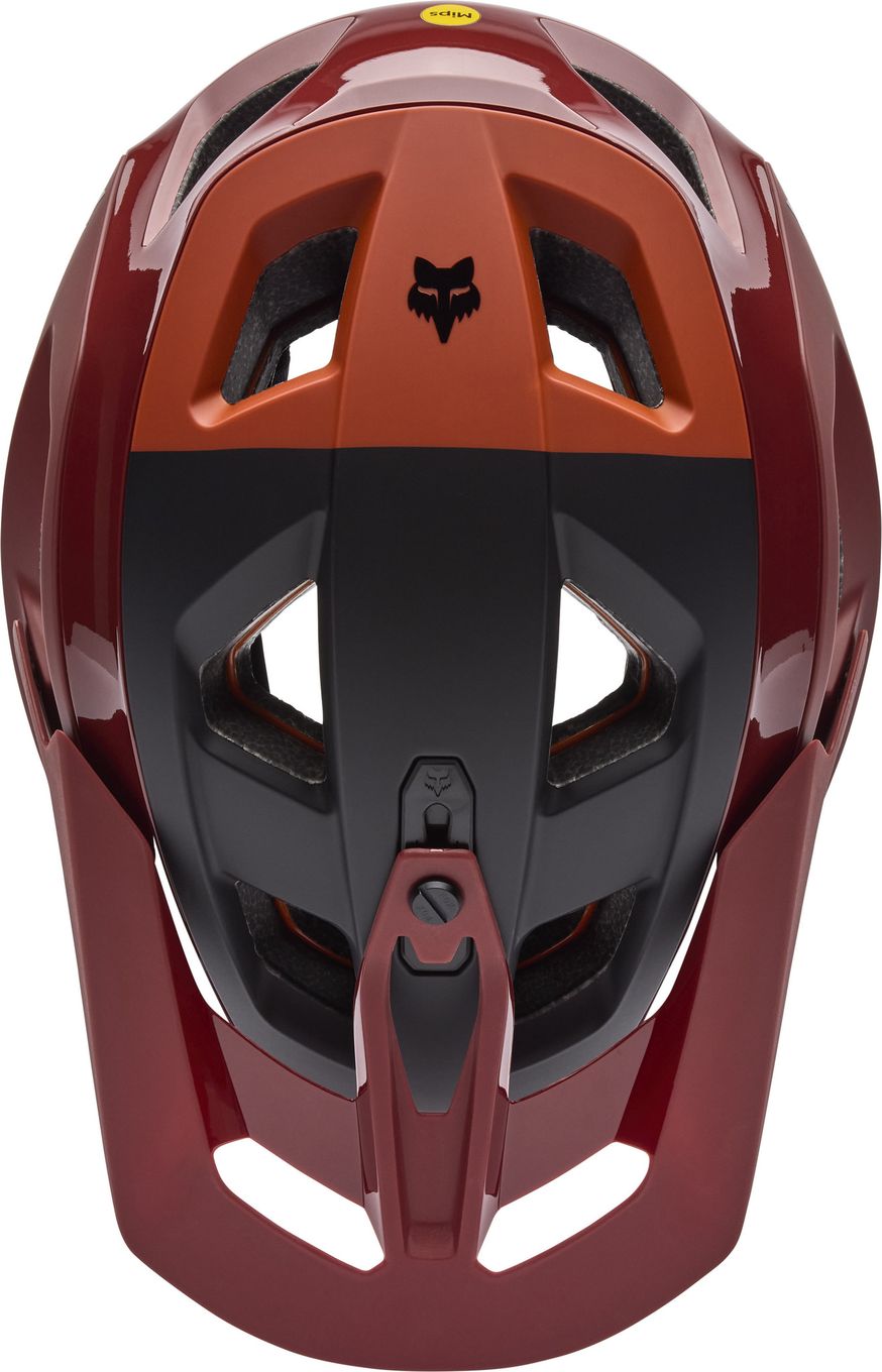 Casque VTT Fox Speedframe RS Paranoid Orange/Marron