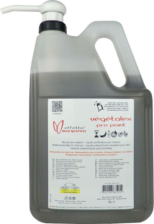 Effetto Mariposa Caffelatex Tyre Sealant – 1000ml, For MTB & Road Bikes, Made In Switzerland
