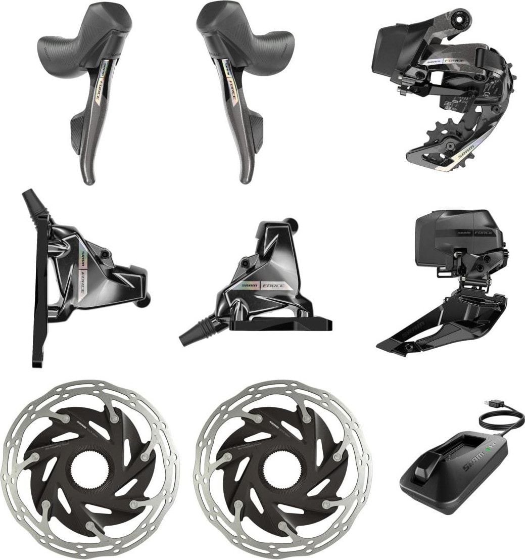 パーツ SRAM FORCE eTAP AXS ROAD 2X (2x12s) SRAM, Force eTap AXS, Build Kit, 2x, Cable Brake, Kit