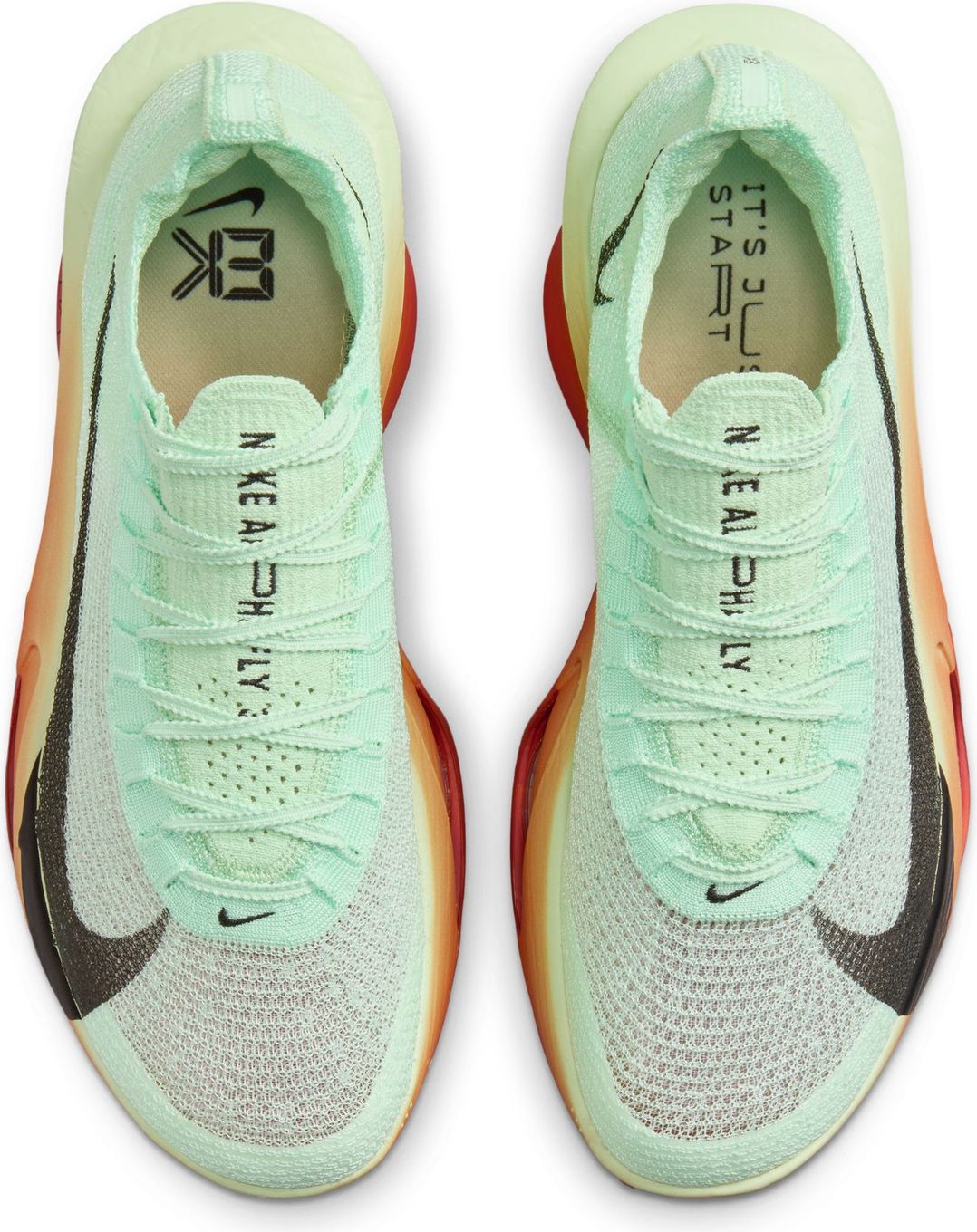 Nike Alphafly 3 Running Shoes Eliud Kipchoge Vert/Orange Nike Alphafly 3 Running Shoes Eliud Kipchoge Vert/Orange