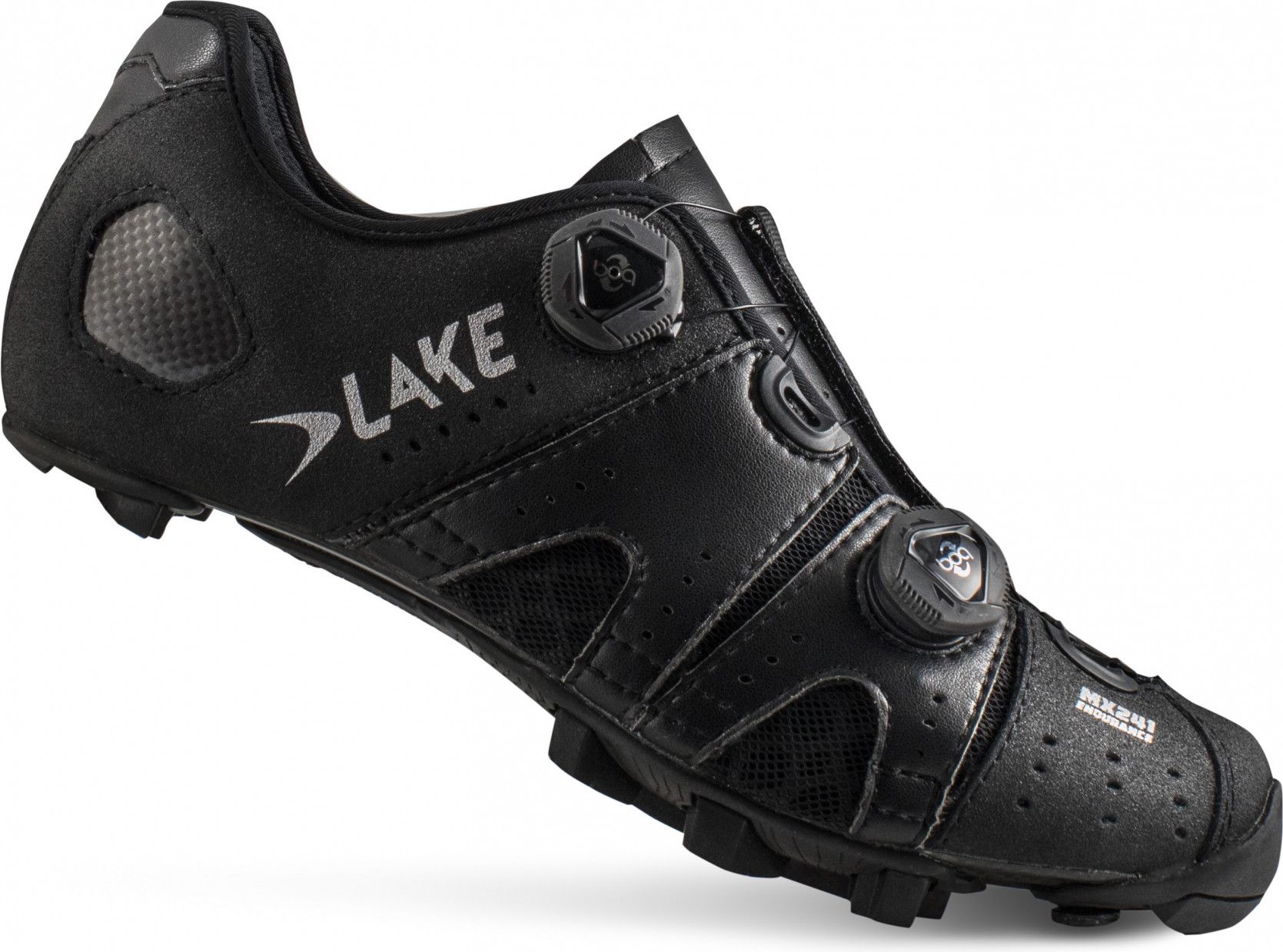 Lake MX241 MTB Shoes Black / Silver | Alltricks.com