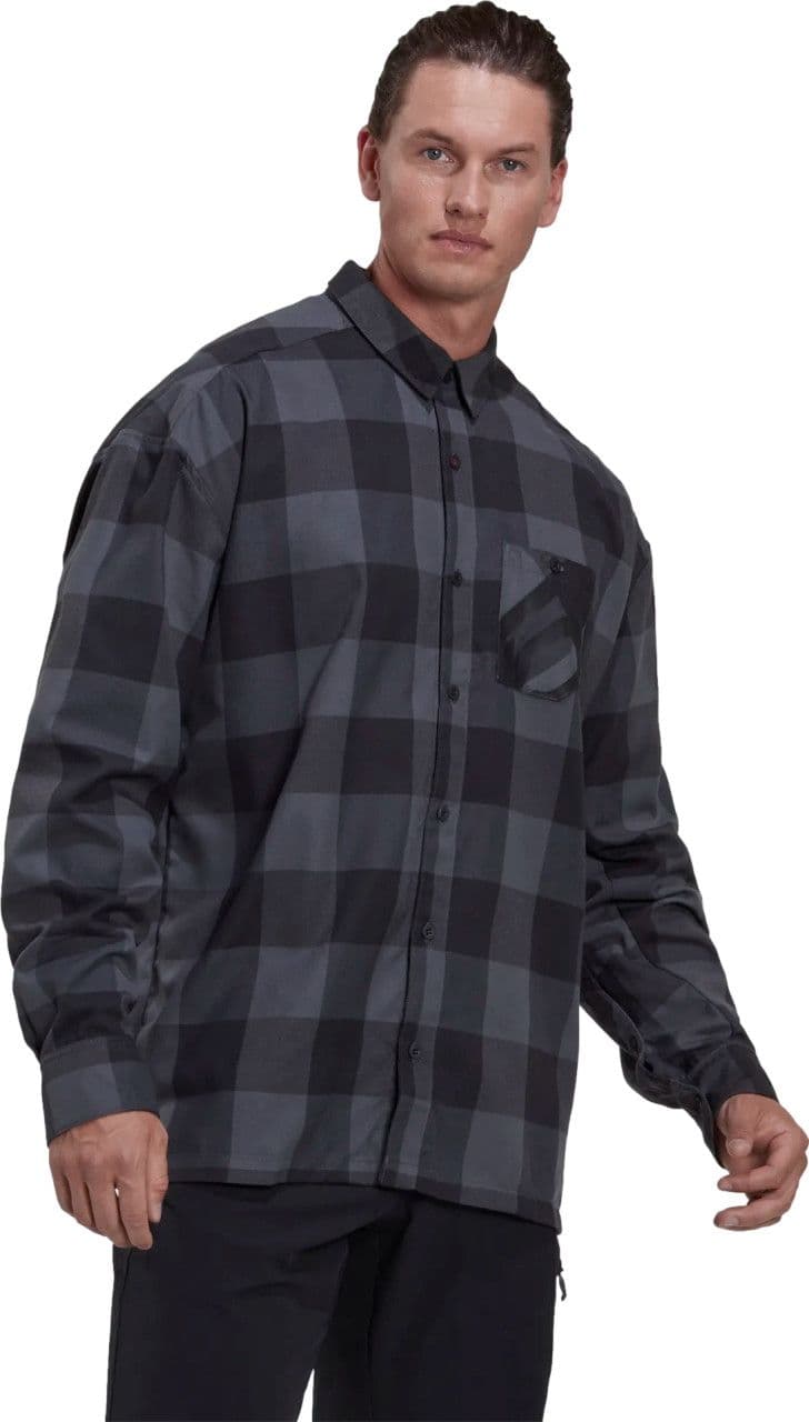 Adidas Five Ten Flannel Shirt Grey Black Unisex