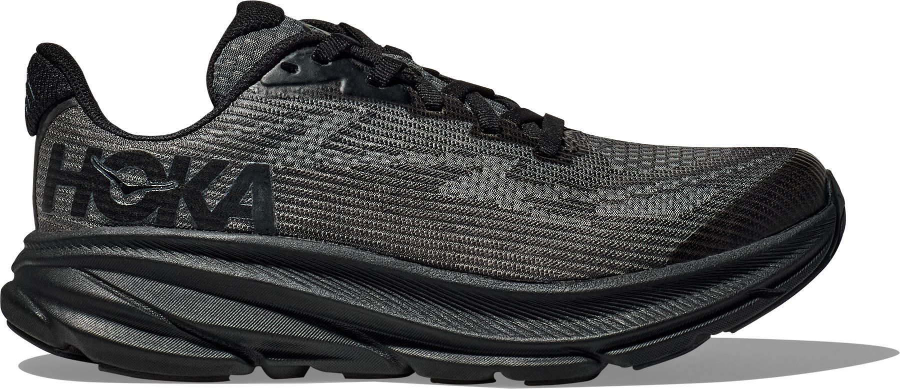 Running Shoes Hoka Clifton Youth Black Child