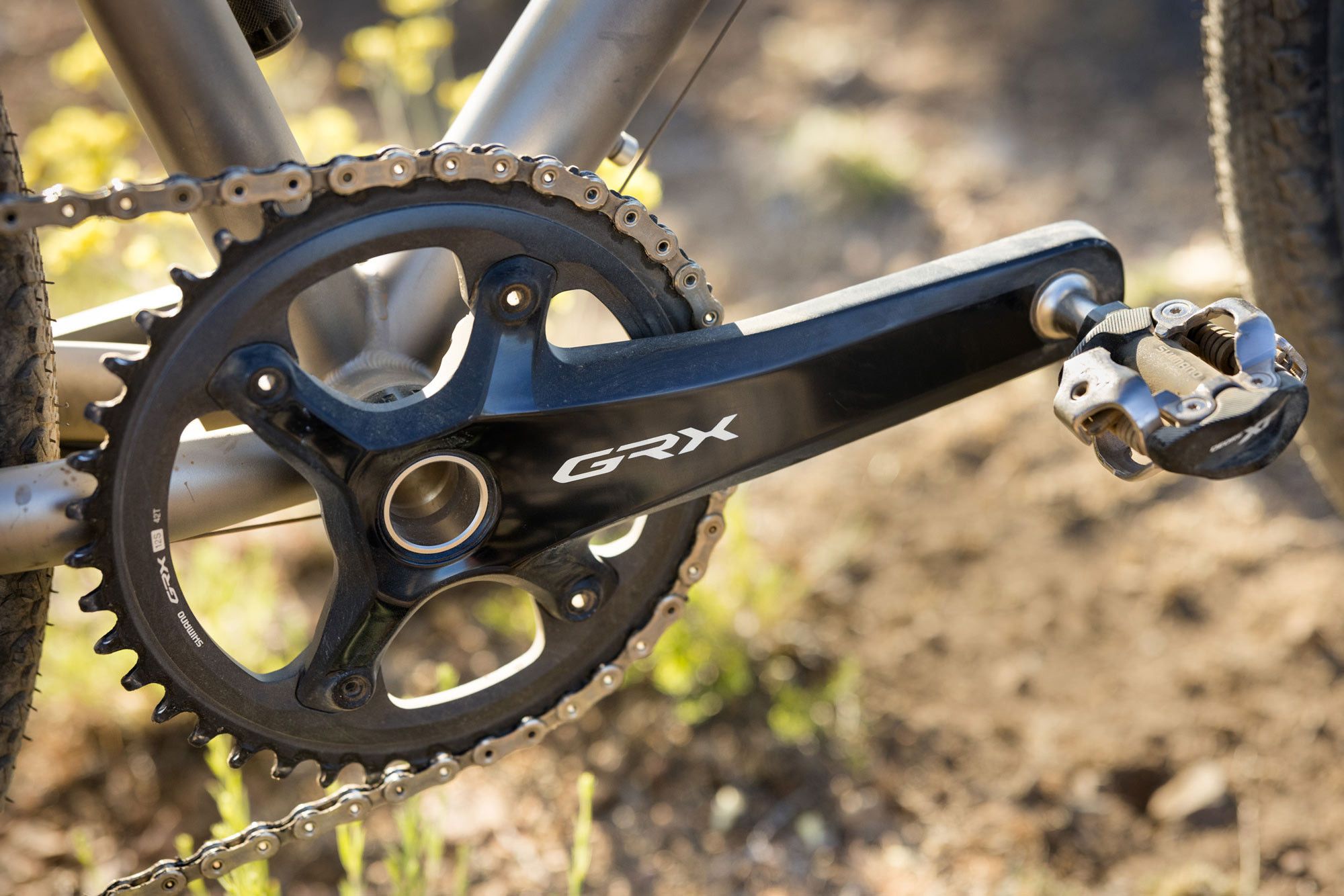Shimano GRX FC-RX820-1 Crankset 42T 12S Black | Alltricks.com