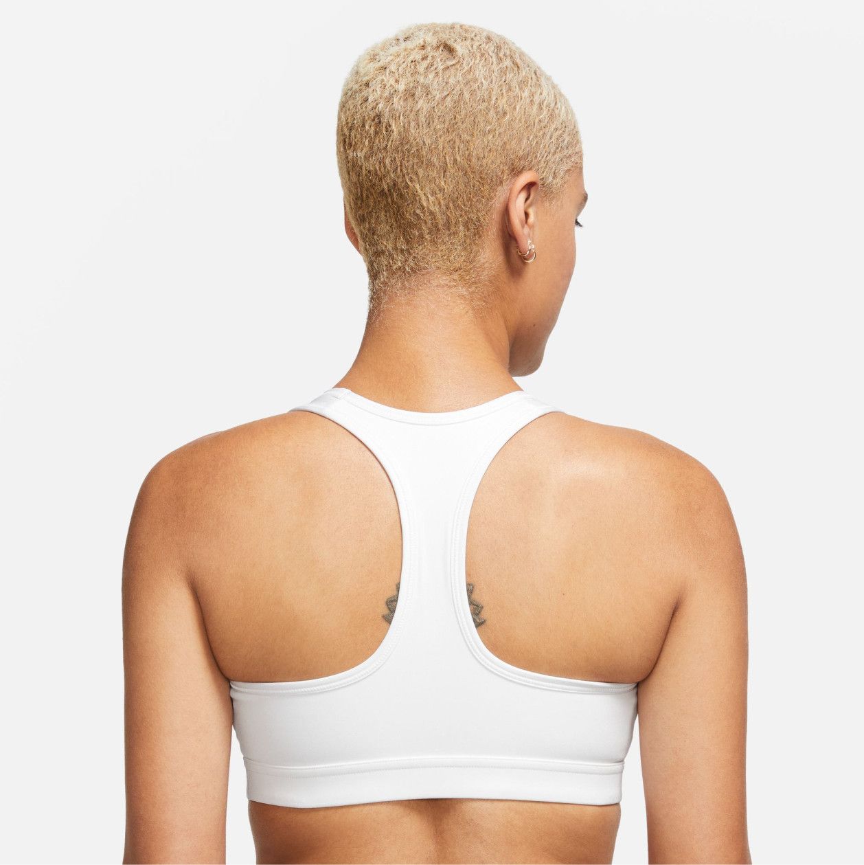 Nike Swoosh Medium Support Bra White | Alltricks.com