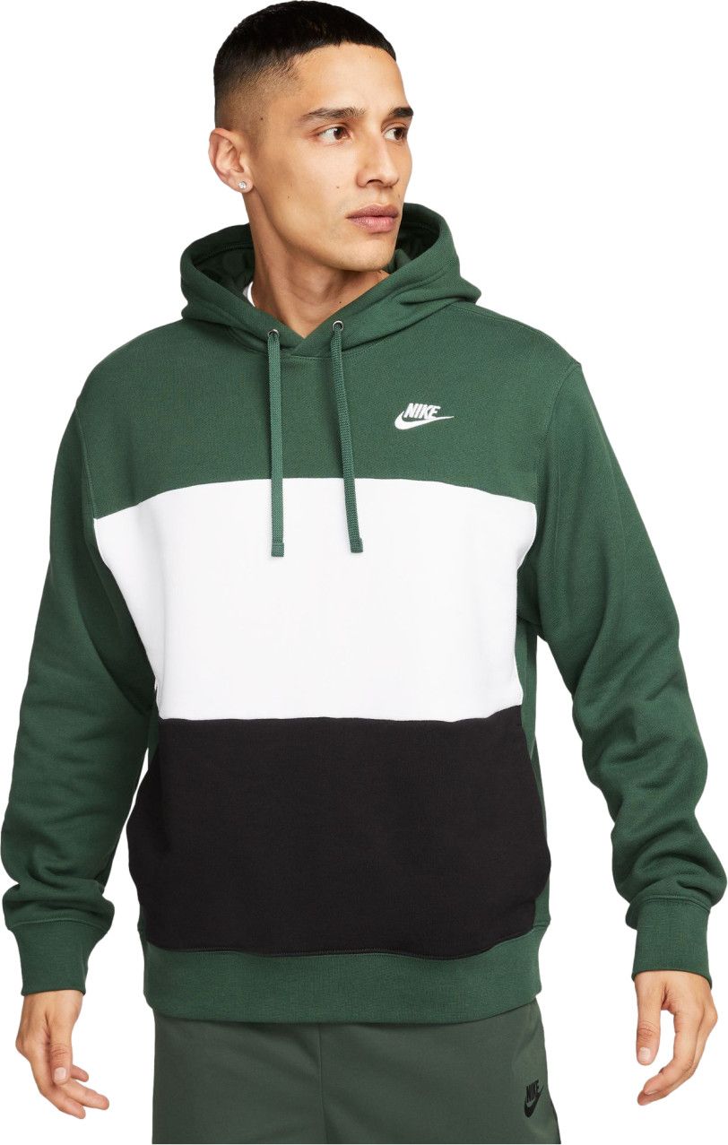 Nike Club Color Block Hoodie Green Alltricks