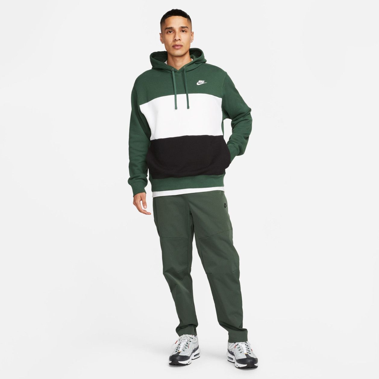 Color block nike hoodie online