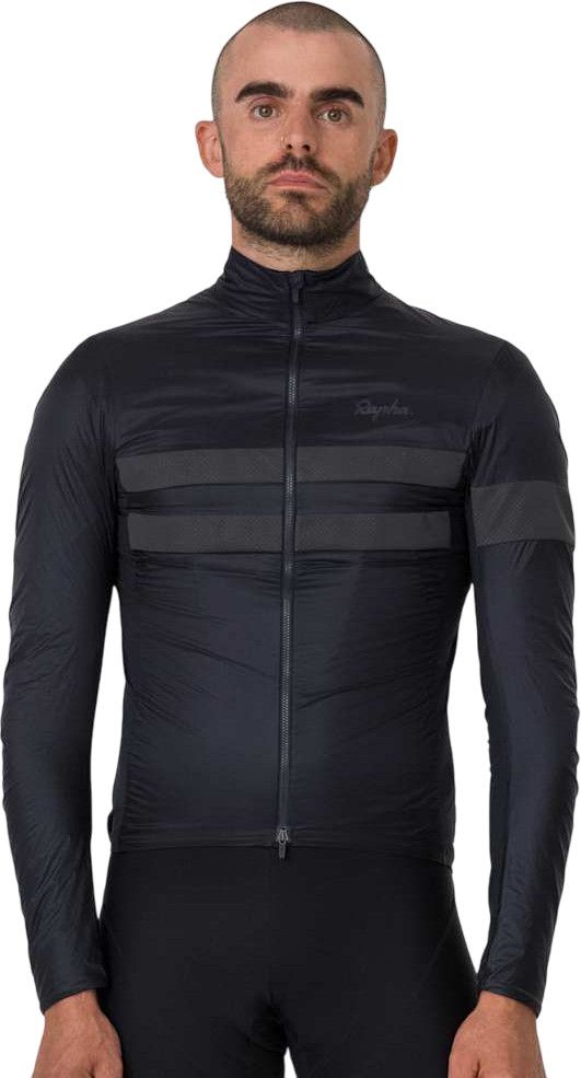 Men's Rapha Brevet Insulated Black Long Sleeve Jacket | Alltricks.com