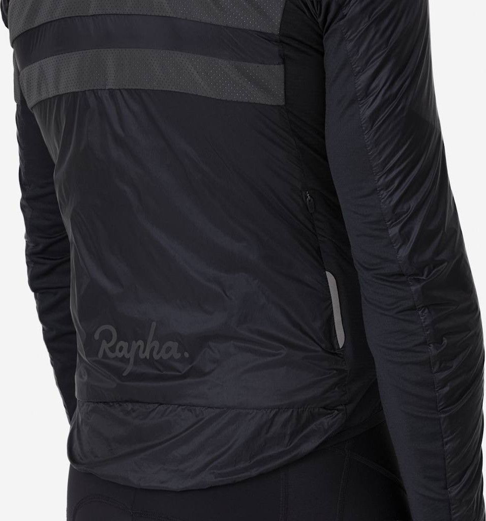 Men's Rapha Brevet Insulated Black Long Sleeve Jacket | Alltricks.com