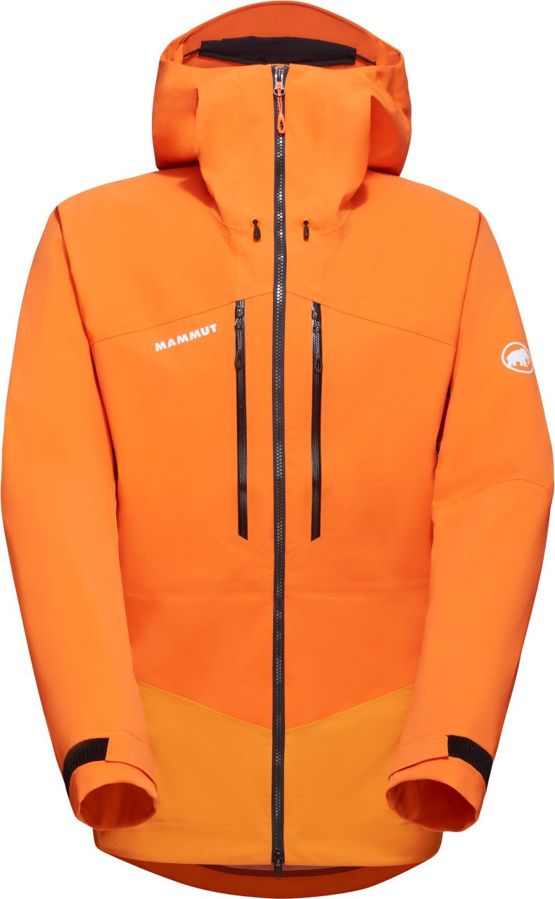 Mammut Taiss Pro Hooded Orange waterproof jacket | Alltricks.com