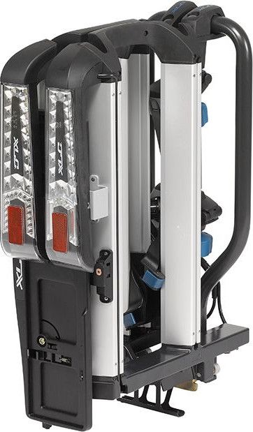 Bike carrier on towball XLC VC C09 Azura Easy Led WT 2 Bikes Black Alltricks