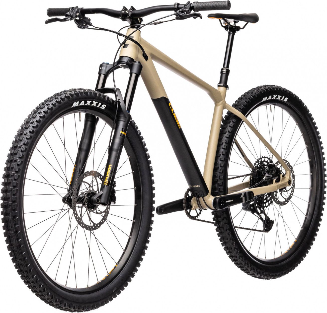 Cube Reaction TM Hardtail MTB Sram SX Eagle 12S 29 Desert Beige 2021 Alltricks