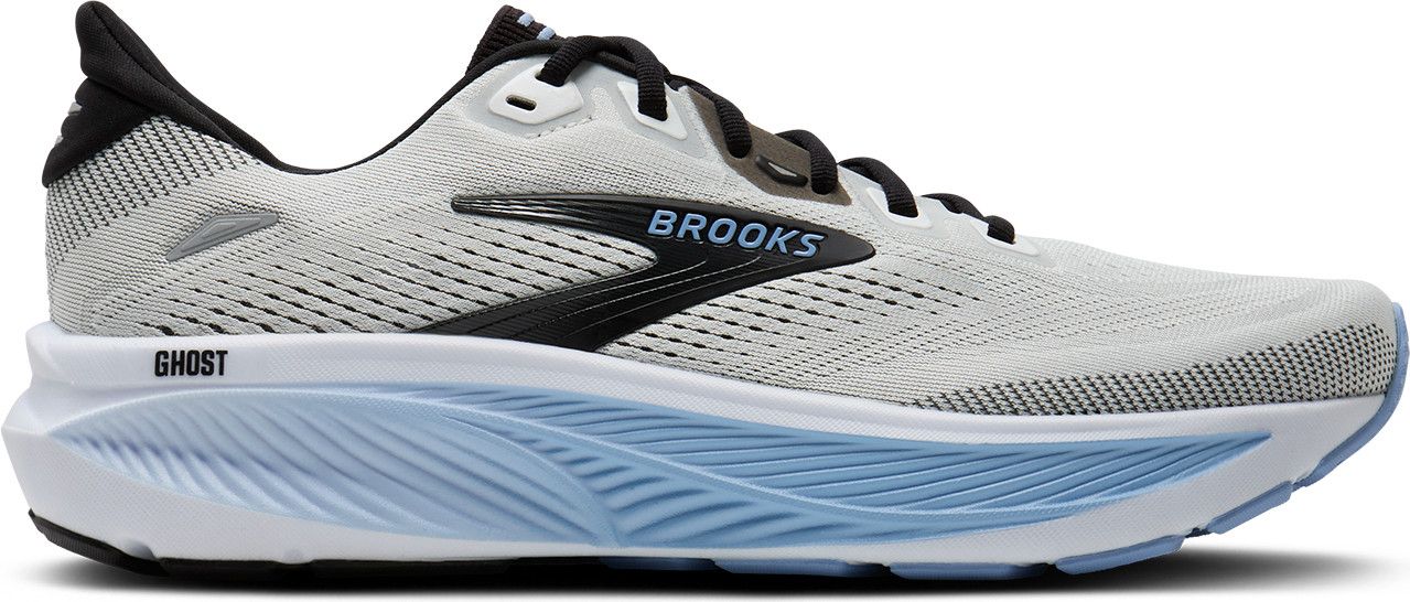 Brooks Ghost 18 Running Shoes for Men, White/Blue | Alltricks.com