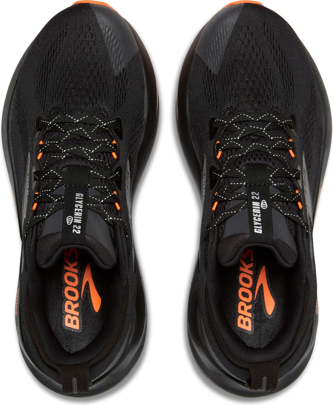 Brooks Glycerin 22 Run Visible Black/Orange Men display picture 1