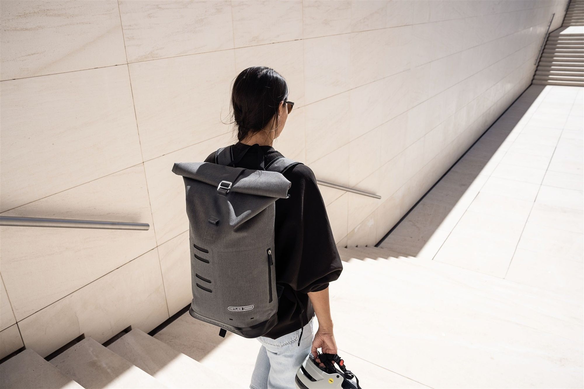 Ortlieb Commuter Daypack Urban 27L Backpack Pepper Grey