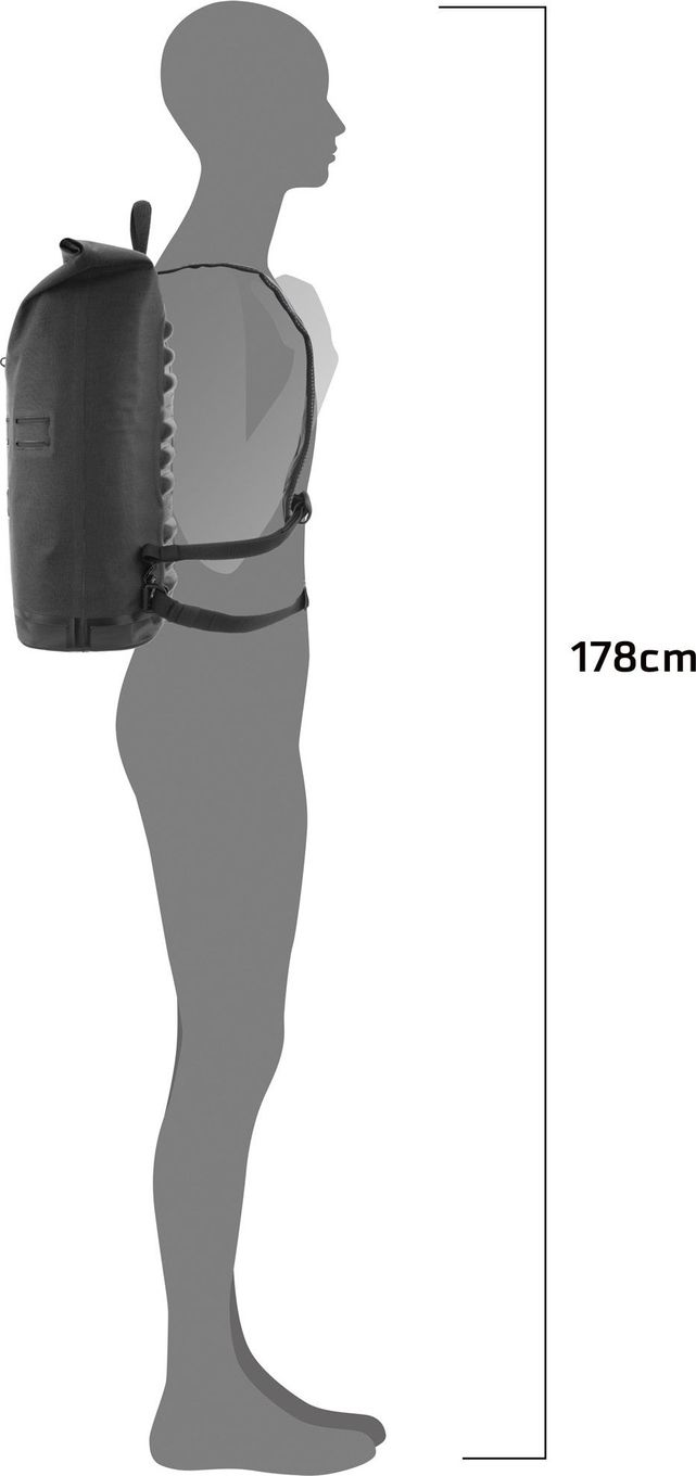 アクセサリー ORTLIEB Commuter Daypack urban pepper Ortlieb Commuter Daypack Urban 27L Backpack Pepper Grey