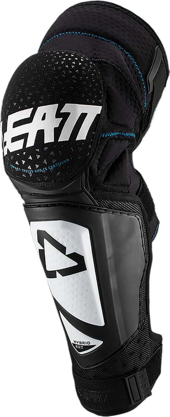 Leatt 3DF Hybrid EXT Junior Knee and Shin Pads Black/White
