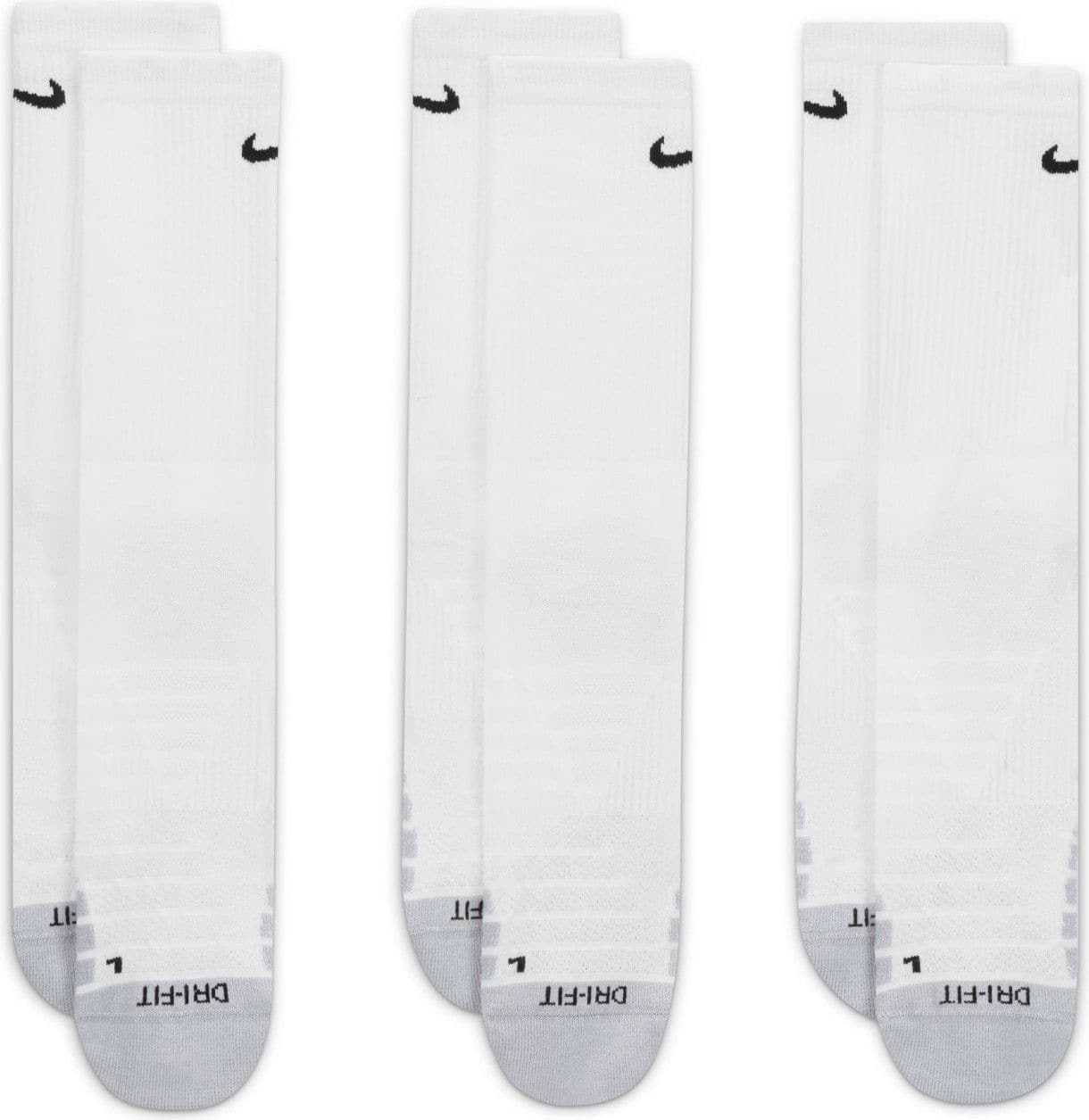 Socks x3 Unisex Nike Everyday Max Cushion Crew 3 Pairs White Alltricks