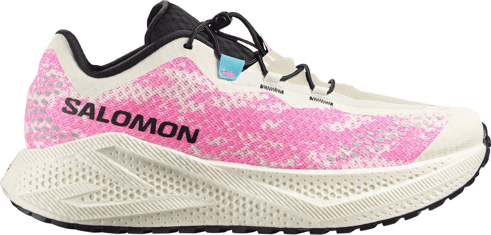 Salomon Aero Glide 4 GRVL Running Shoes, White/Pink, Men