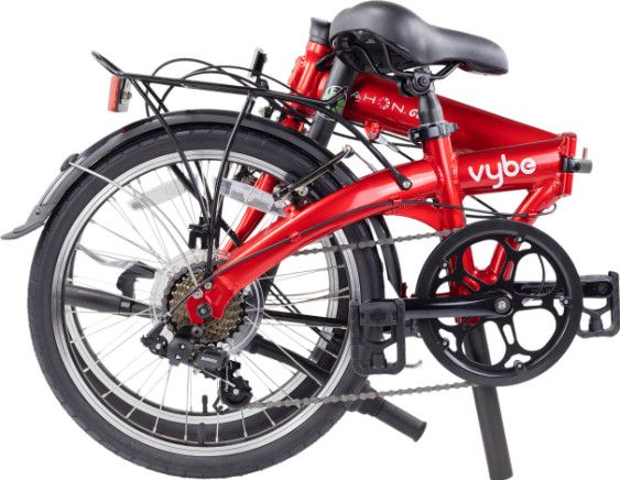 Dahon Vybe D7 Folding Bike Shimano 7V 20'' Red | Alltricks.com
