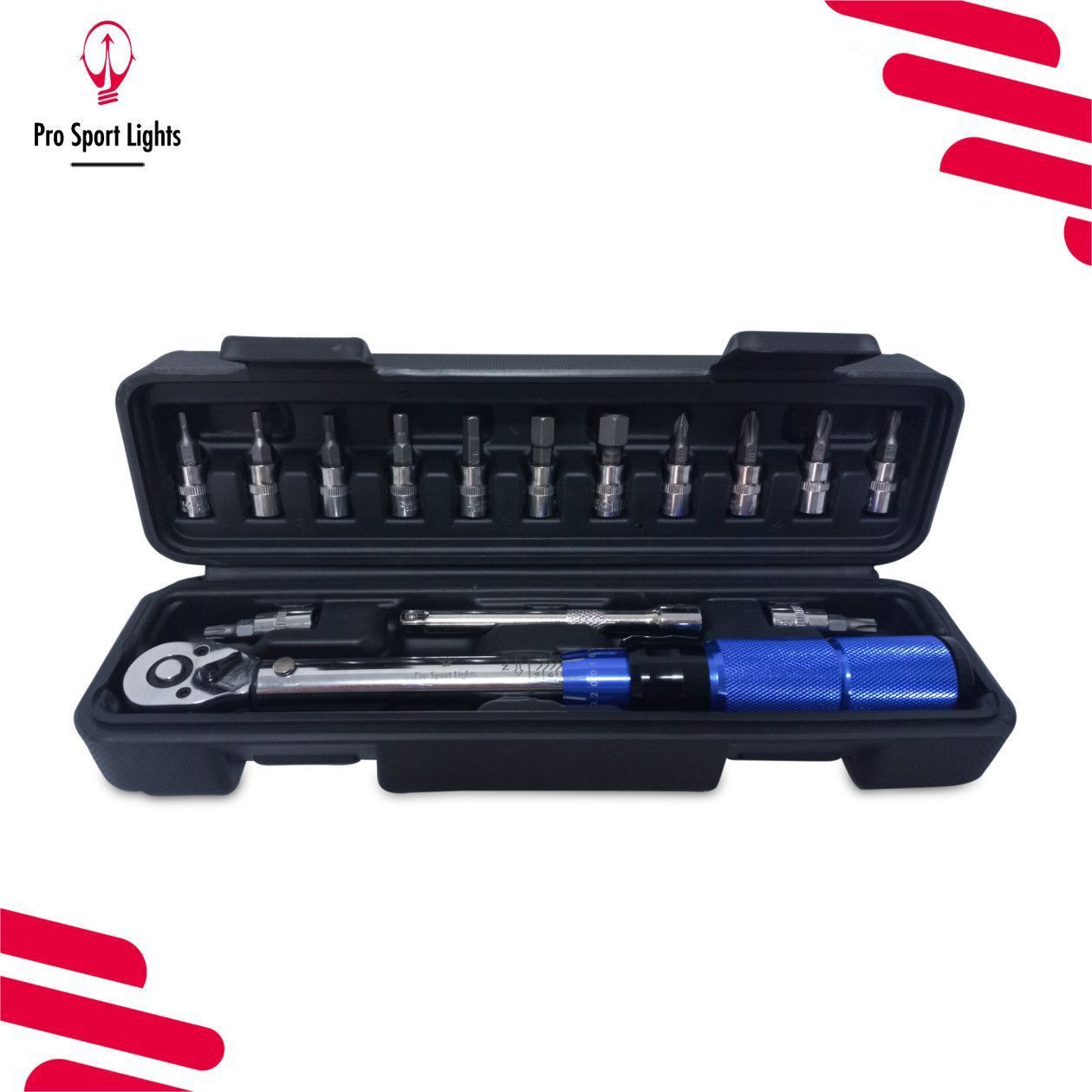Lytool Clé Dynamométrique Vélo 1/4" 2-24 Nm - 72 Dents - Double Sens - Précision ±3% - Acier CR-V & Carbone - Certificat Inclus