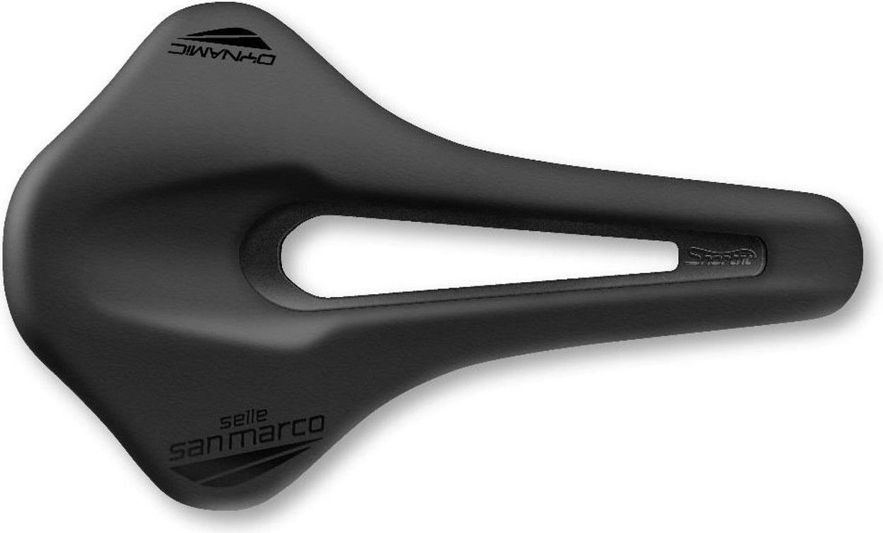 San Marco Shortfit 2.0 Open-Fit Dynamic Saddle Black | Alltricks.com