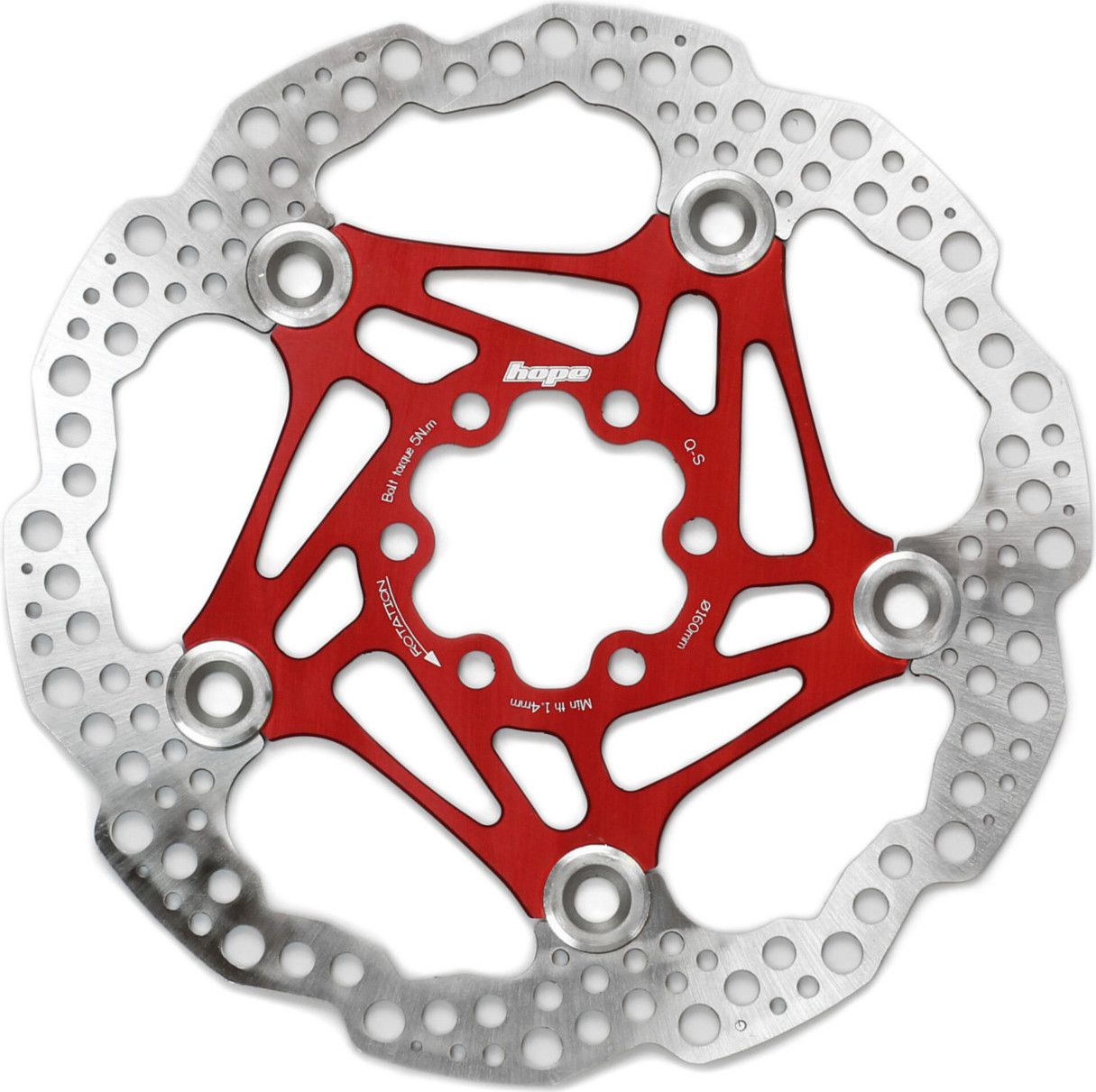 Clarks Disque de frein CFR10FA ALU, Rouge | Bikeinn