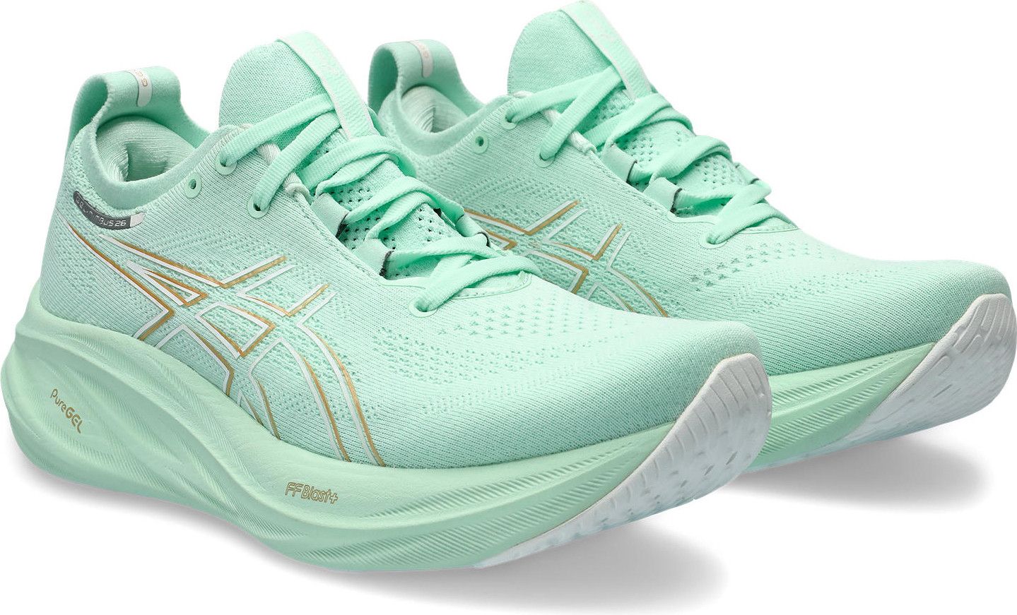 Chaussures de Running Femme Asics Gel Nimbus 26 Vert Alltricks