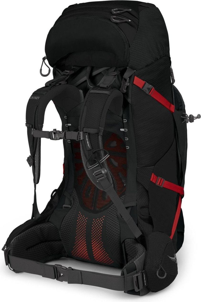 Osprey Aether Plus 70 Hiking Bag Black Men s 68 L Alltricks