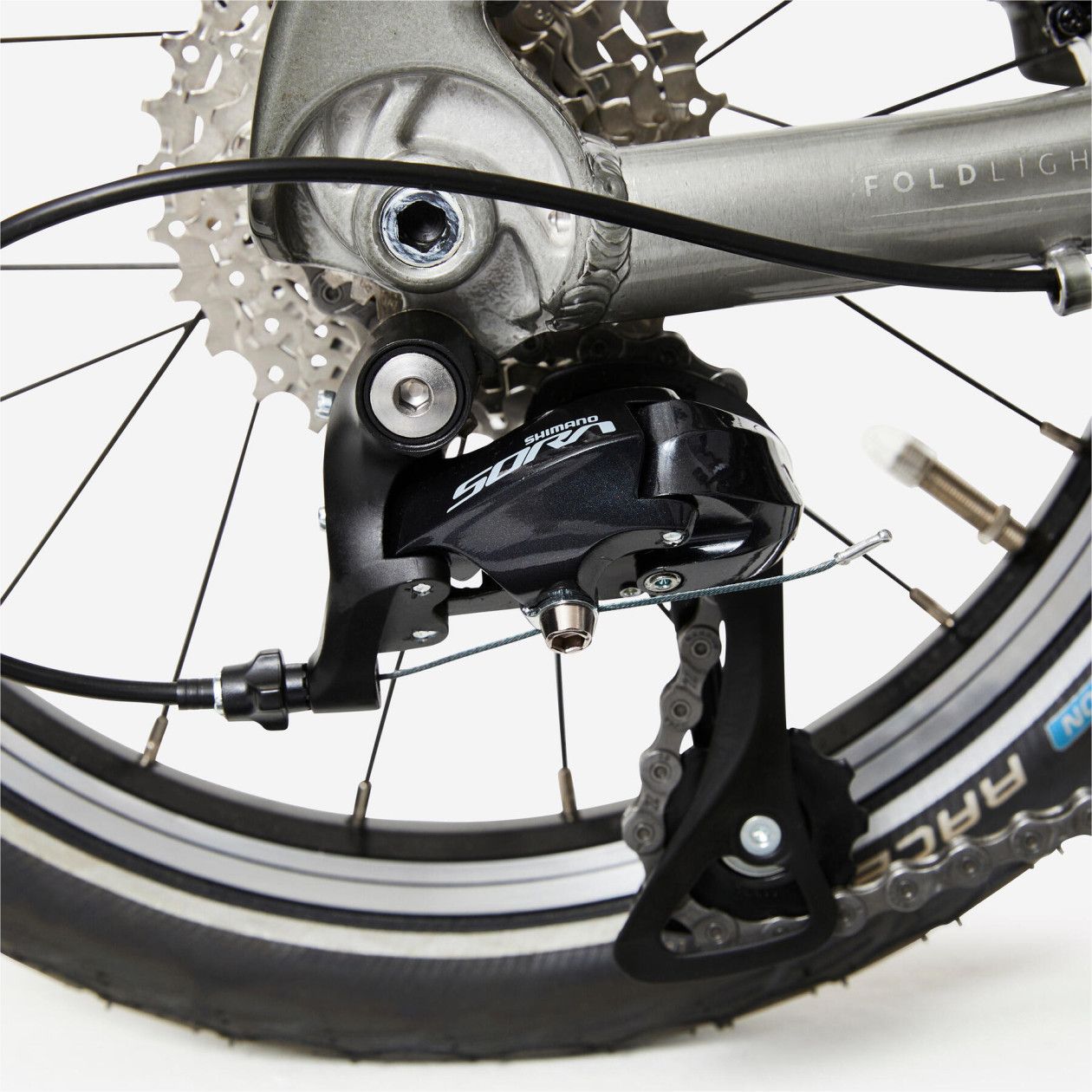 Btwin Fold Light 1 Seconde Folding Bike Shimano Sora 9S 16 Grey Alltricks