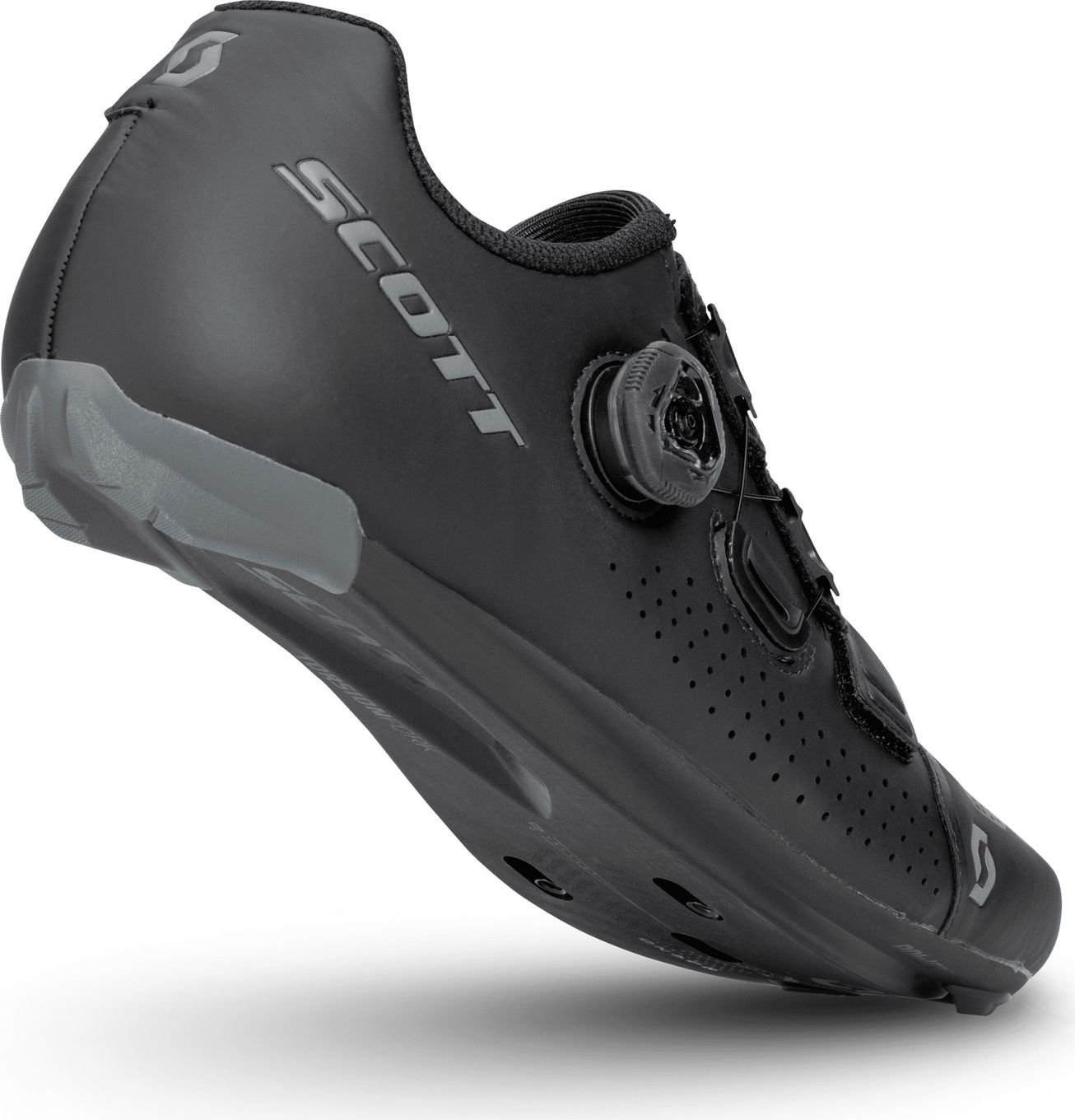 Scott Road Team Boa Shoes Black/Gray