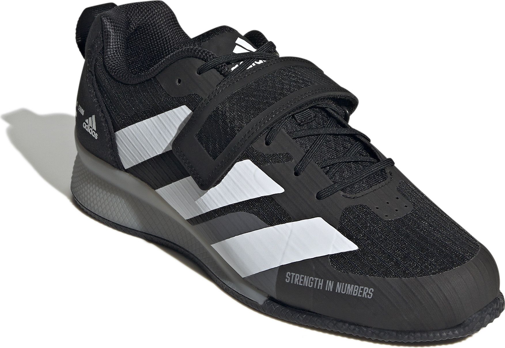adidas Running Shoes Adipower Weightlifting Black White Unisex