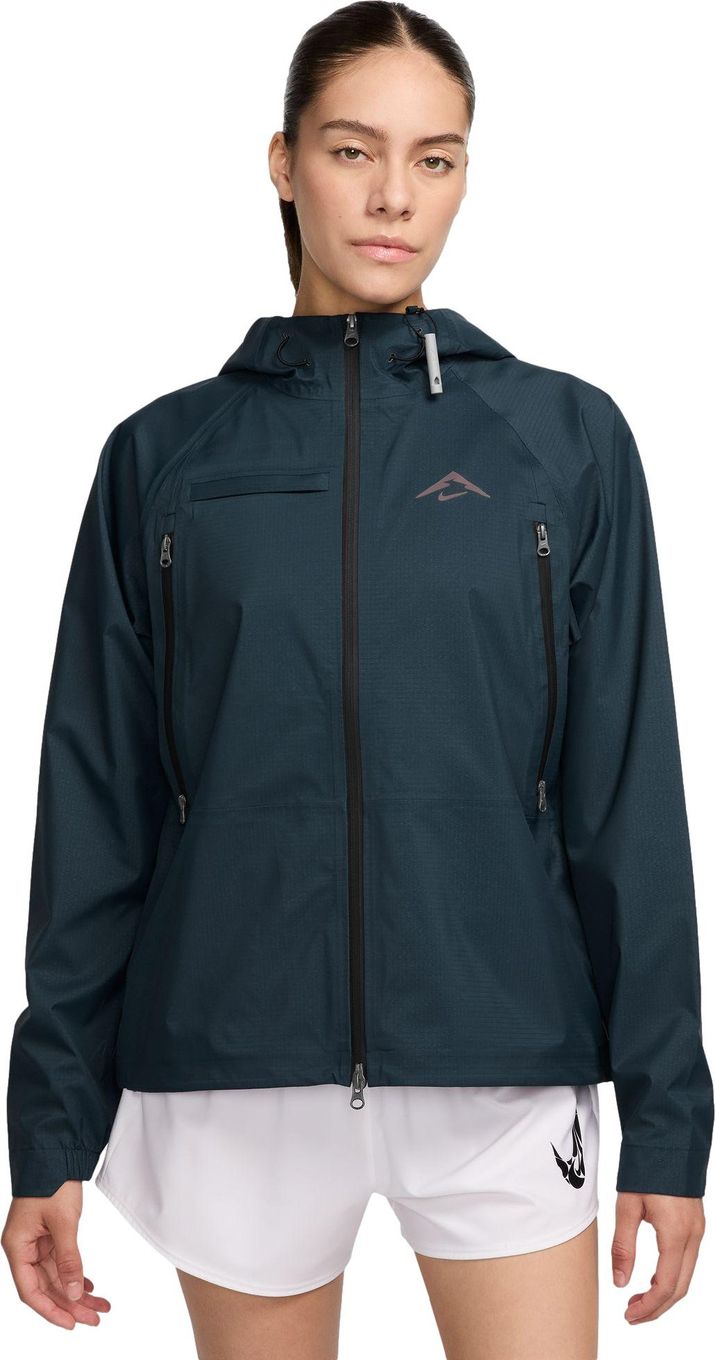 Veste imperméable Nike Trail Bleu Femme