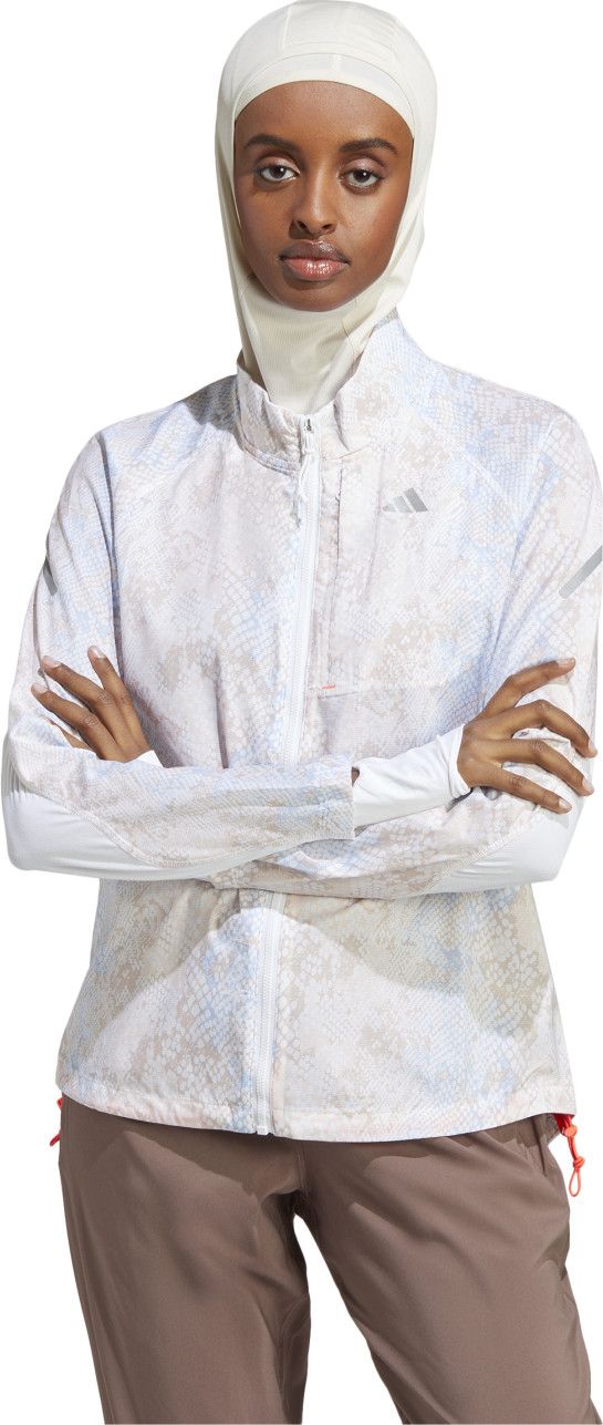 adidas running Fast Windbreaker Jacket White Women's