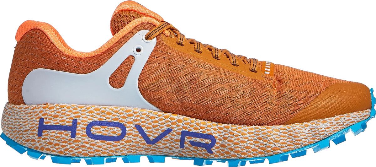 Under Armour HOVR Machina Off Road Orange Blue Trail Running Shoes